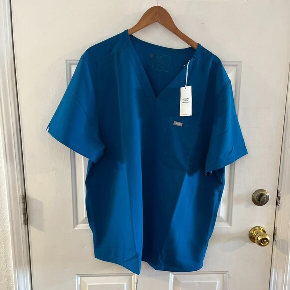 2 Figs Men's Big & Tall Chisec Three-Pocket Scrub Top Sz XXL - Picture 1 of 8